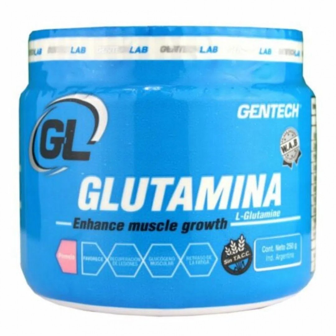 gentech-glutamina-250-grs-7798101207079